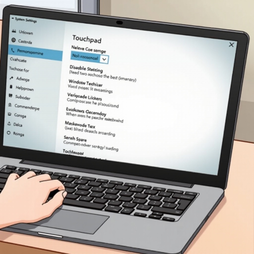 como desativar o touchpad no laptop