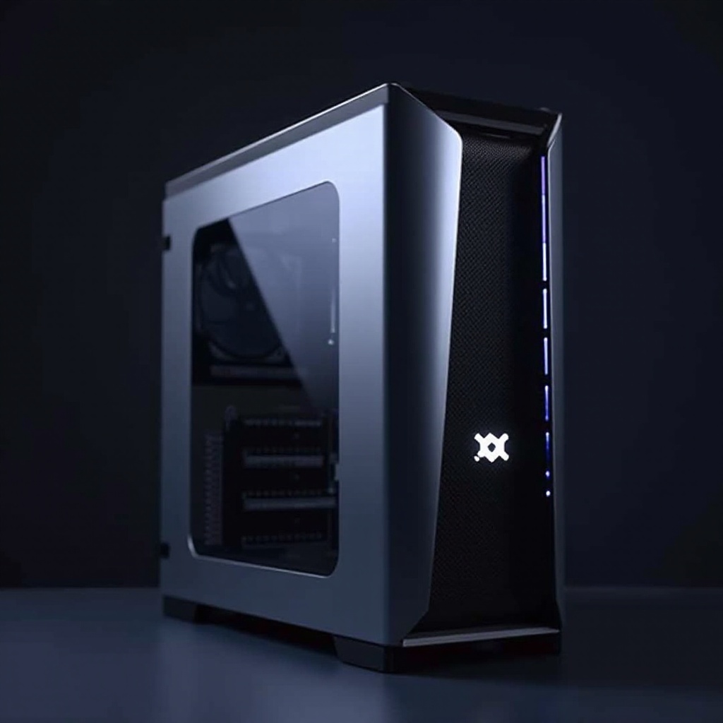 حافظة mini itx مع مصدر طاقة