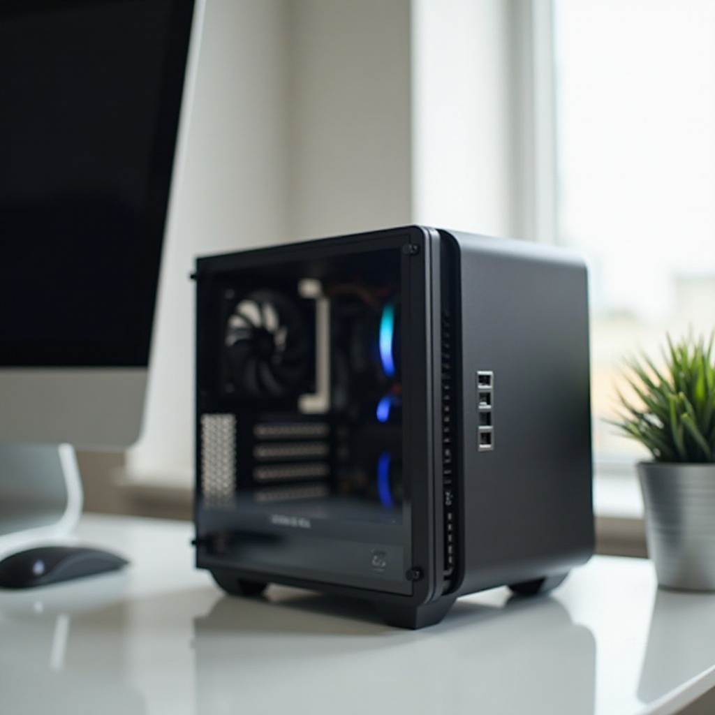 mini itx na kaso na may power supply