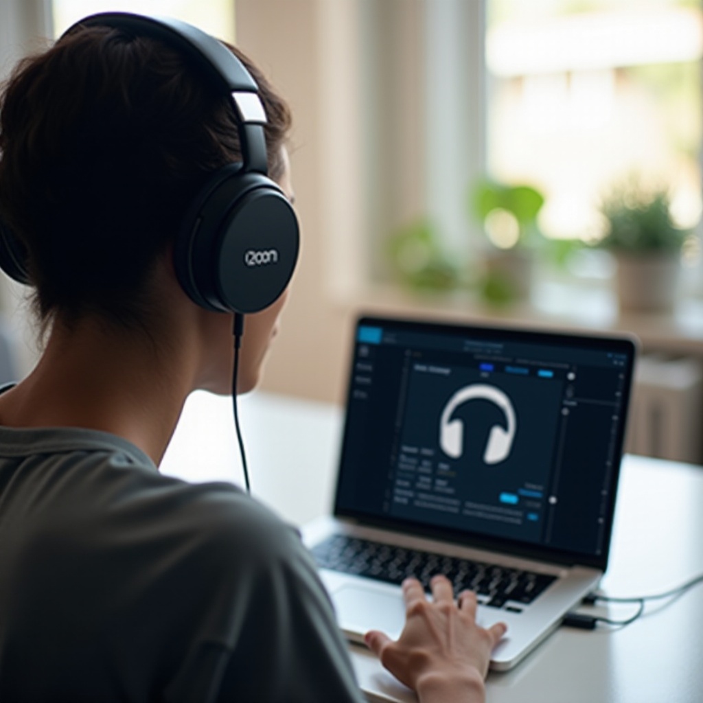 Cara agar audio Zoom keluar melalui headphone
