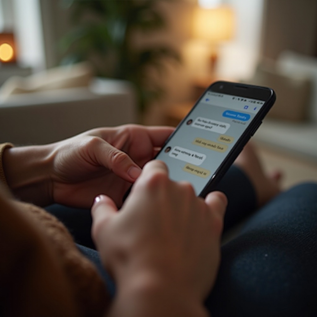 cara mengirim pesan teks ke grup di android