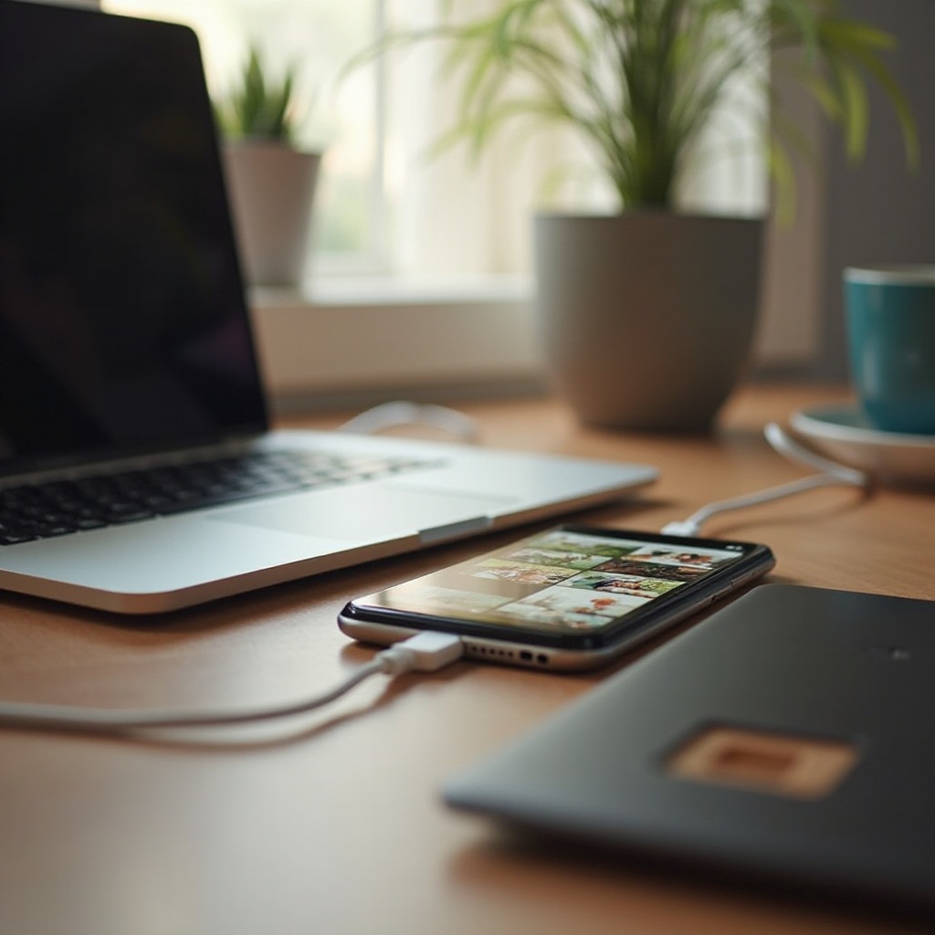 como transferir fotos de um android antigo para o computador