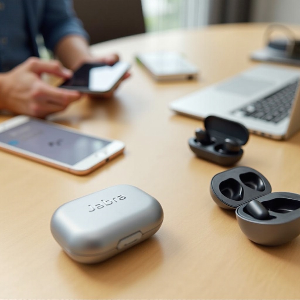 Cara menghubungkan headset Jabra