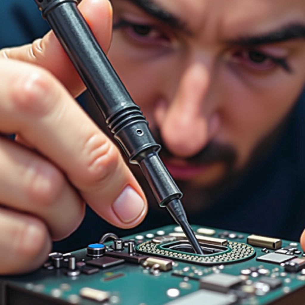 como consertar um conector de fone de ouvido solto