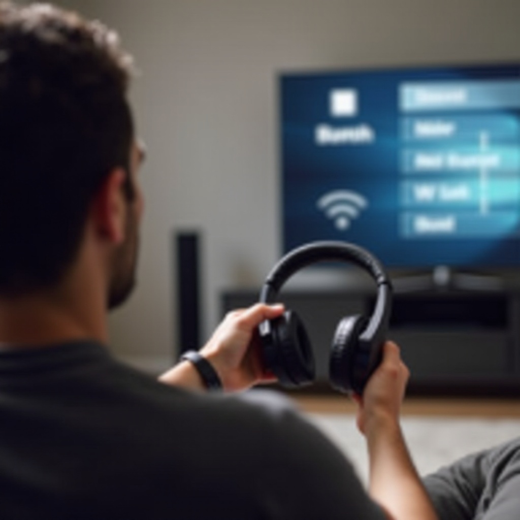 como conectar fones de ouvido sem fio a uma tv