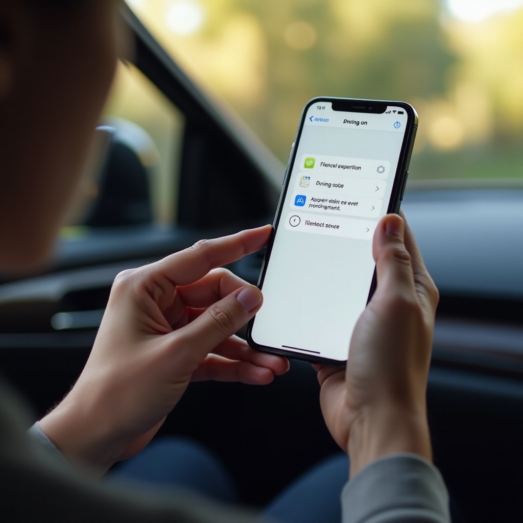 como desativar o modo de condução no iphone
