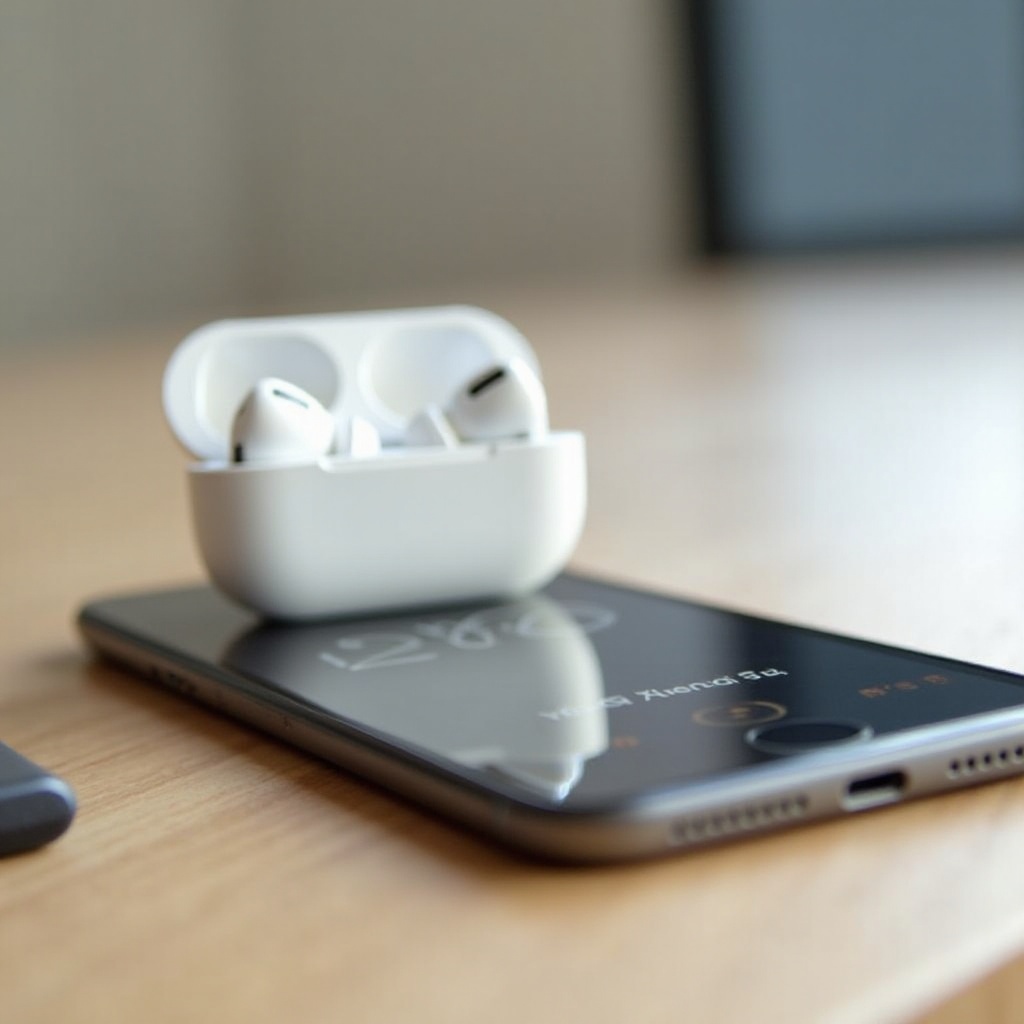 تتصل AirPods Pro وهي داخل العلبة