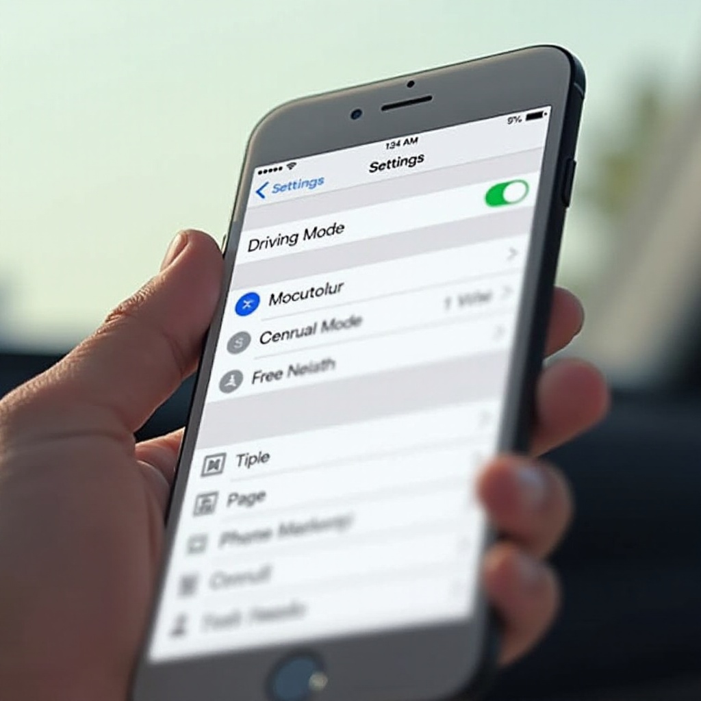 cara menonaktifkan mode mengemudi di iphone