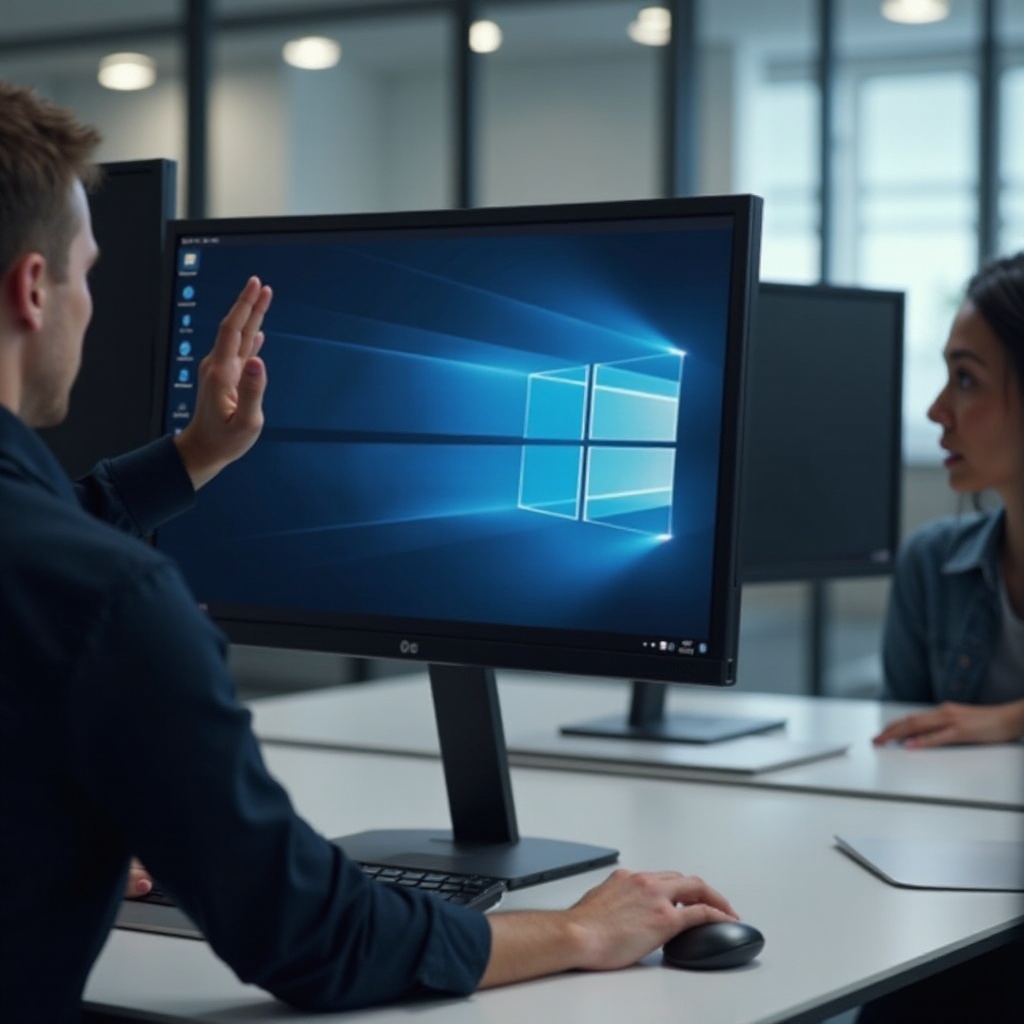 إعداد شاشة العرض