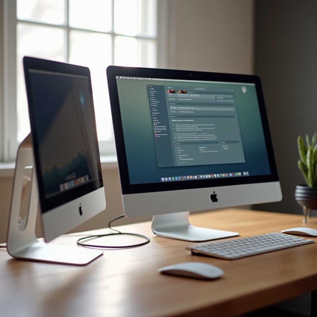 usando um segundo monitor com o iMac