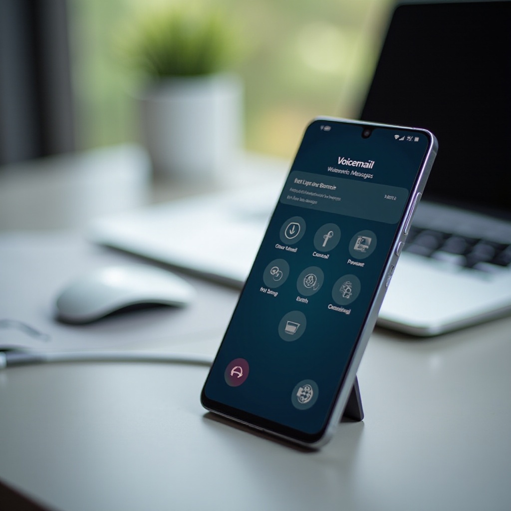 bagaimana cara mendapatkan pesan suara di ponsel samsung saya