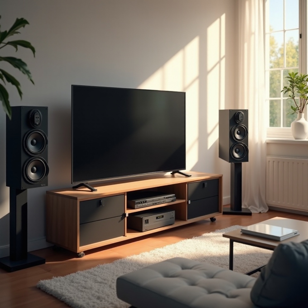 كيفية توصيل مكبرات الصوت الاستريو بالتلفزيون