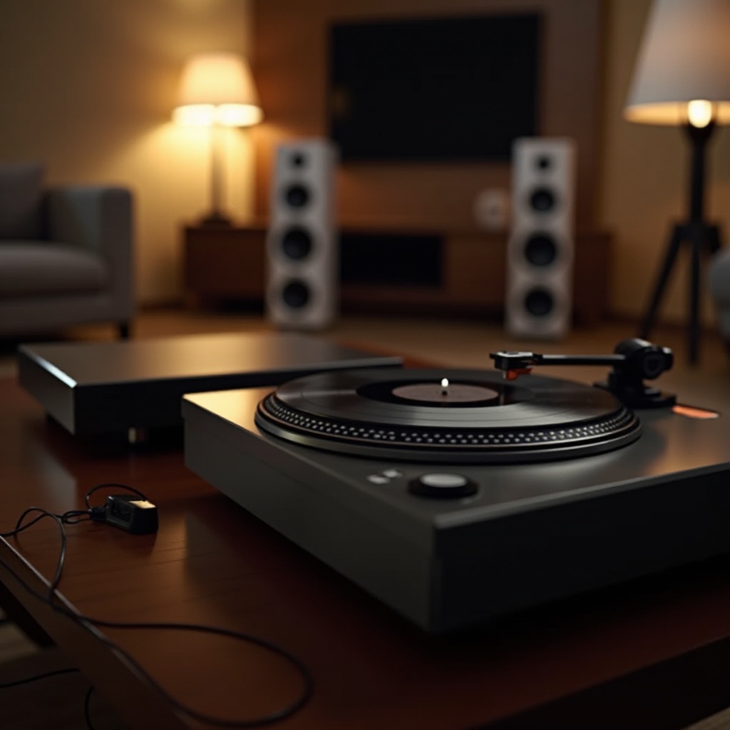 speaker untuk turntable dengan penerima